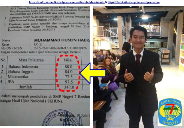 Gambar-13_Studi Kasus Putra Saya M Husein Haekal-Lulusan SMPN 7 Bandung Tahun 2016